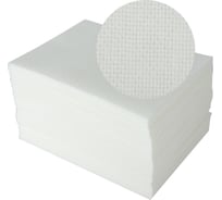 Нетканый протирочный материал PROBOS DELTA 6657W, 65 г/м2, белый, сетчатая структура, 30x40см,50 л/р 6657W50