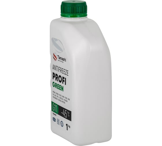 Антифриз Tamashi Profi Hybrid G11 1 кг, зеленый, готовый, до -45C ANTG1