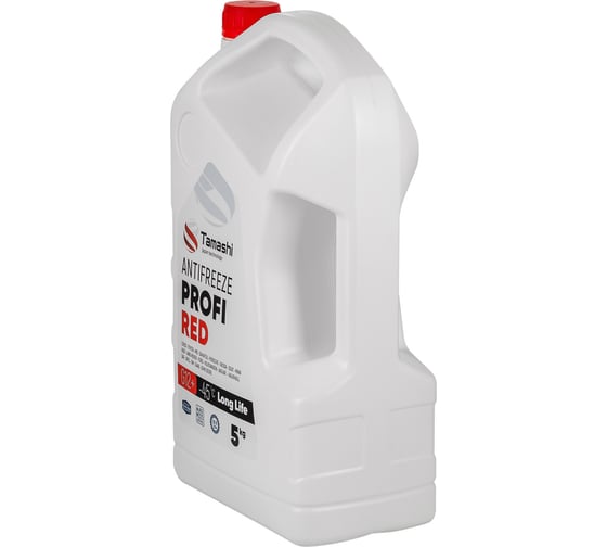 Антифриз Tamashi Profi Long Life G12+ 5 кг, красный, готовый, до -45C ANTR5