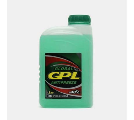 Антифриз ООО " Поликом" "Global GPL 40", зелёный G11 ГОСТ 1 кг PLC111