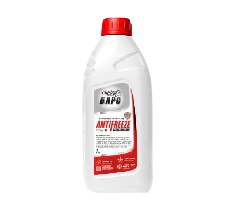 Антифриз БАРС PROFESSIONAL красный, G12+, 1 кг TNNBARS00022