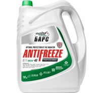 Антифриз БАРС PROFESSIONAL зеленый, G11, 10 кг TNNBARS00028