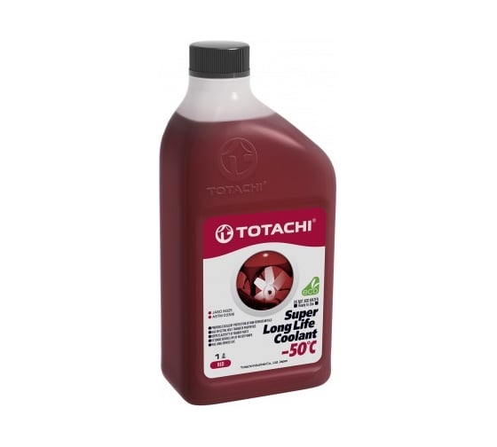 Охлаждающая жидкость TOTACHI SUPER LLC Red -50C 1л 4589904520785