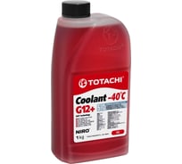 Охлаждающая жидкость TOTACHI NIRO COOLANT Red, -40 град. C, G12+, 1 кг 4589904527562