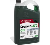 Охлаждающая жидкость TOTACHI NIRO COOLANT Green, -40град.C, G11, 5 кг 43205