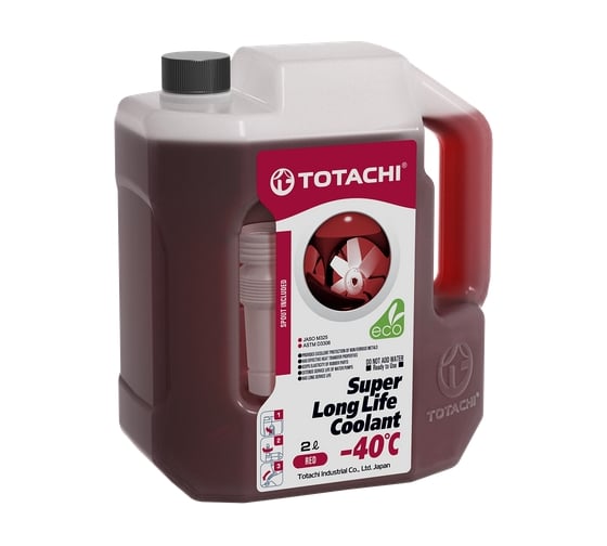 Охлаждающая жидкость TOTACHI SUPER LLC Red -40C 2л 4589904520709 1