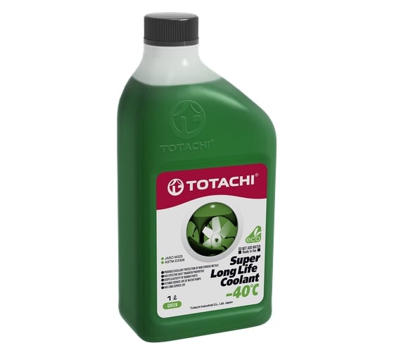 Охлаждающая жидкость TOTACHI SUPER LLC Green -40C 1л 4589904520518