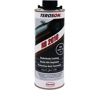 Антикор-антигравий TEROSON RB 2010 для шумоизоляции, окрашиваемый, черный, 1 кг 2622726