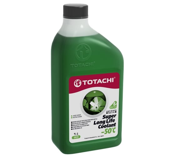 Охлаждающая жидкость TOTACHI SUPER LLC Green -50C 1л 4589904520600
