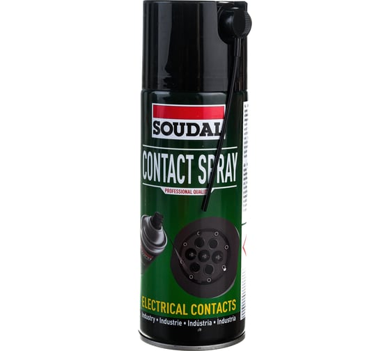 Спрей для электрических контактов Soudal 400ML CONTACT SPRAY на основе минерального масла 119715