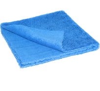 Микрофибровая салфетка без краев MaxShine голубая, 40х40 см, 380 г/кв.м 015900