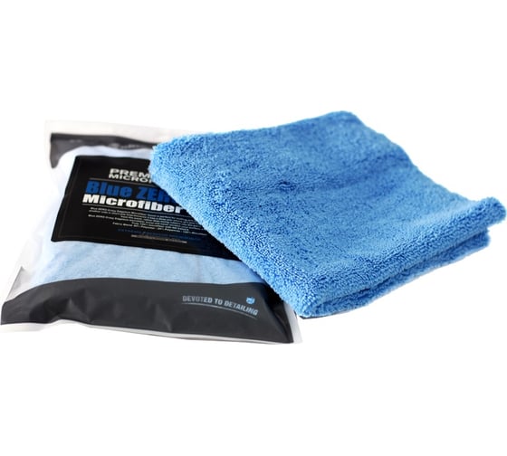 Микрофибровая салфетка MaxShine синяя, 380 г/кв.м, 40x40 см 015854 1