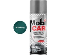 Аэрозольная автоэмаль Mobicar металлик 520 мл 385 изумруд 0502-385 MC