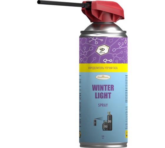 Определитель утечки газа Denzol's «WINTER LIGHT» с актутором, баллон 520 мл DT00041