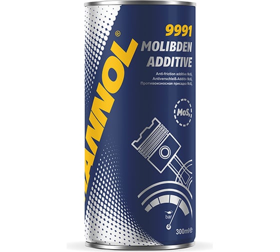 Присадка для снижения трения MANNOL MOLIBDEN ADDITIVE 300 мл 2433 1