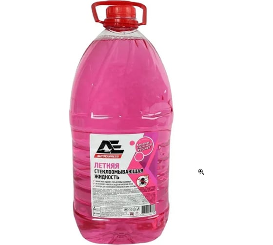 Стеклоомывающая жидкость AUTOEXPRESS Летняя BUBLE GUM ПЭТ 4 л AE1101 АЕ1101