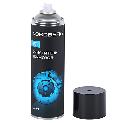 Очиститель тормозов NORDBERG LS1 аэрозоль, 650 мл LS1-650
