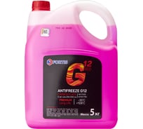 Антифриз FORTIS ANTIFREEZE G12 минус 35" Премиум, упаковка - 5 л п/эт кан по 4,83 кг по 4,53 л, 22С6