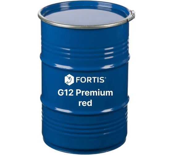 Антифриз FORTIS ANTIFREEZE G12 минус 35" Премиум, упак. - бочка по 213,2 кг по 200 л, 19С03