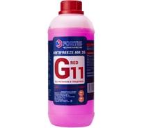 Антифриз FORTIS ANTIFREEZE АМ35 красный (упаковка -1 л п/эт кан по 1,0 кг по 935 мл) 15С5