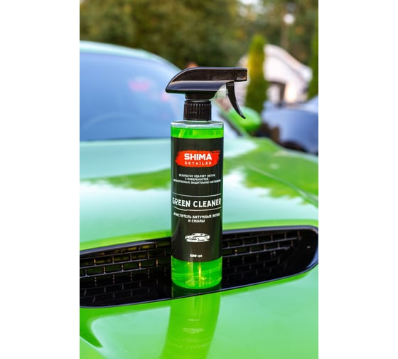 Очиститель битума и смолы SHIMA DETAILER GREEN CLEANER 500 мл 4603740920032