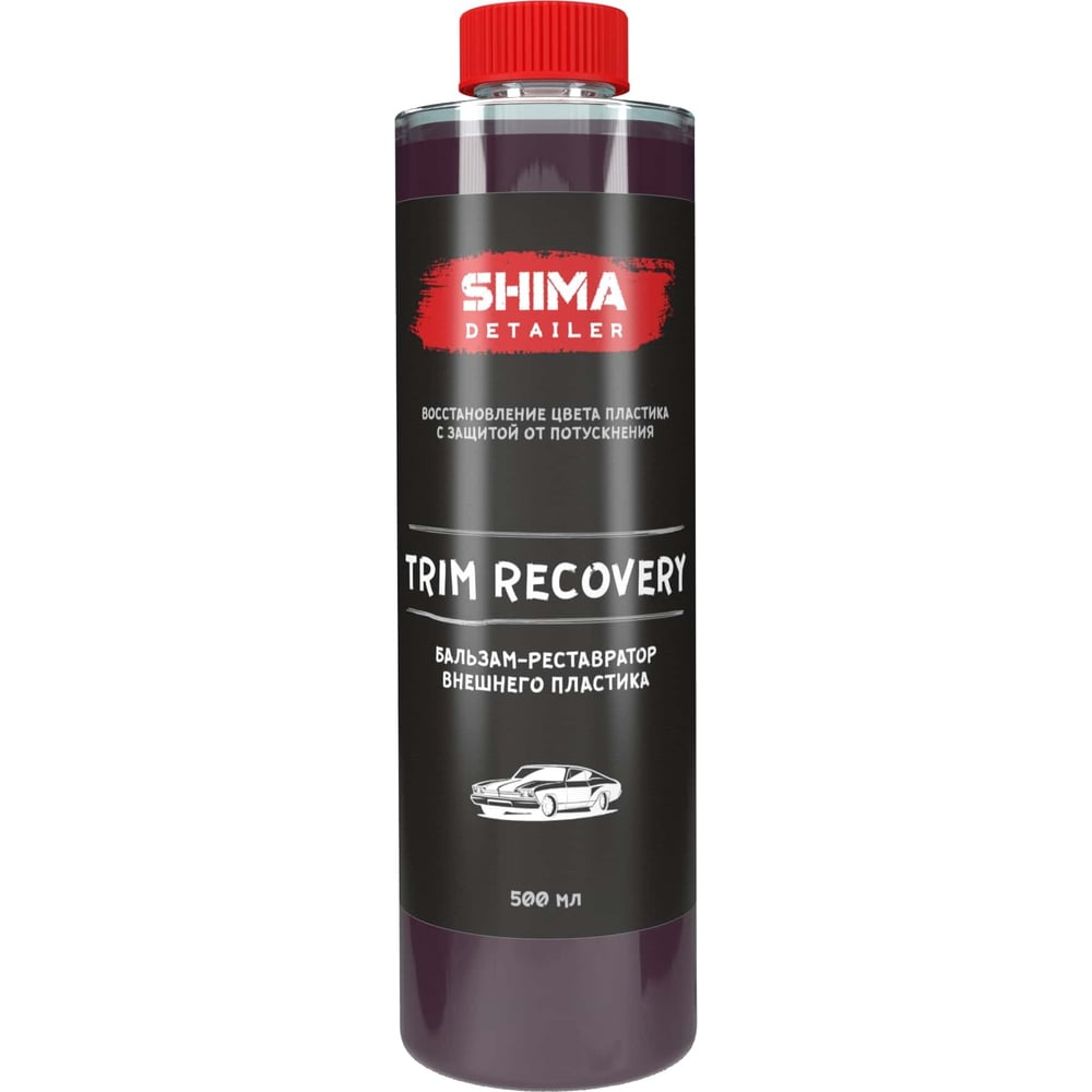 Бальзам-реставратор внешнего пластика SHIMA DETAILER TRIM RECOVERY 500 мл