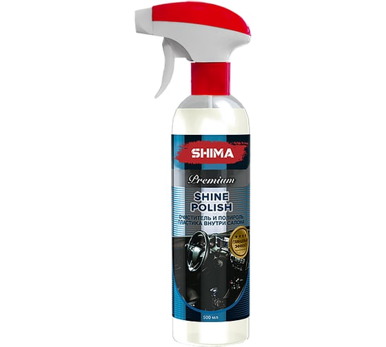 Полироль пластика внутри салона SHIMA PREMIUM SHINE POLISH 500 мл 4631111103395