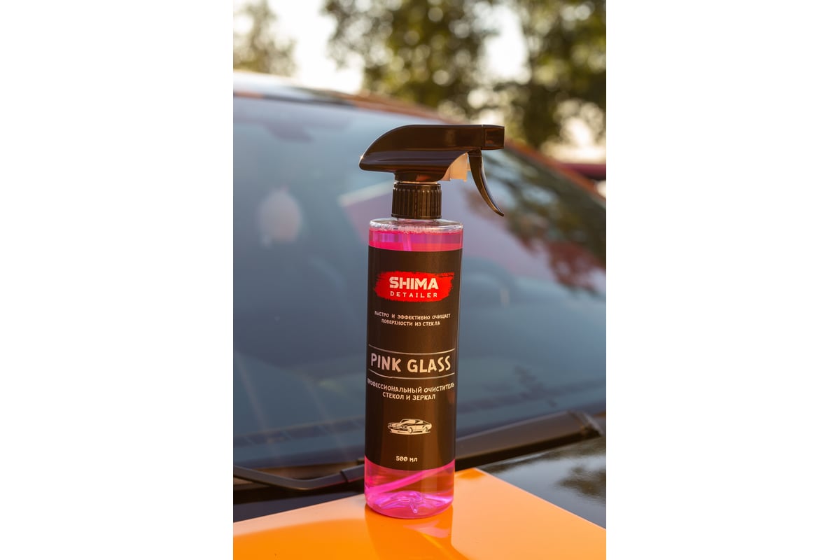 Очиститель стекол и зеркал SHIMA DETAILER PINK GLASS 500 мл 4603740920094