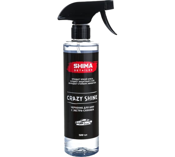 Чернитель для шин с экстра-сиянием SHIMA DETAILER CRAZY SHINE 500 мл 4603740920599 1