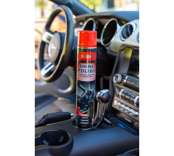 Полироль пластика SHIMA PREMIUM SHINE POLISH аэрозоль 1000 мл 4603740920414Лимон
