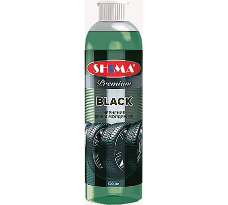 Чернитель для шин и молдингов SHIMA PREMIUM BLACK 500 мл 4631111103340