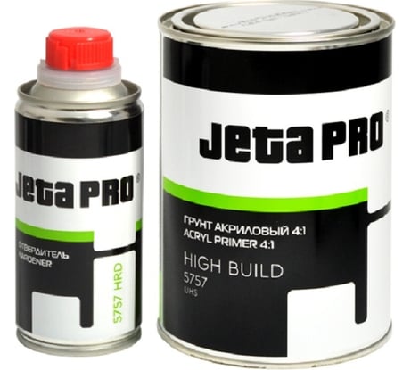 Акриловый грунт + отвердитель Jeta PRO HIGH BUILD UHS 5757 white