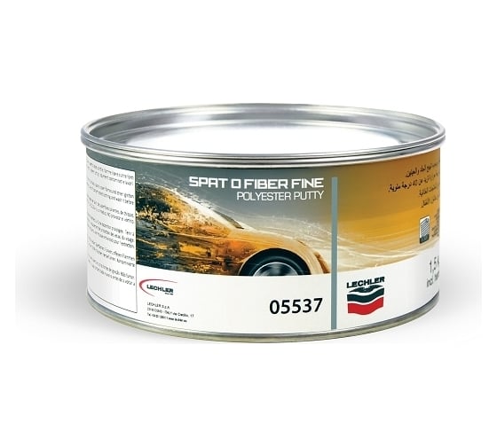 Полиэфирная шпатлевка со стекловолокном Lechler POLYDUR SPAT-O-FIBER FINE 1.5кг 05537K1.5