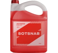 Антифриз SotSnab EVERG12 40 (красный), 10кг АНТEVG12кр-40.10