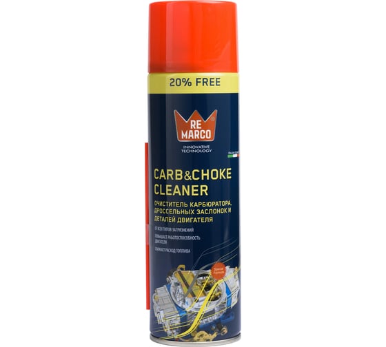 Очиститель карбюратора Re Marco CARB & CHOKE CLEANER (аэр.), 500 мл RM-759