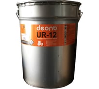 Быстросохнущая автоспецэмаль ДЕОЛЬ UR-12 черная, глянцевая UR12BK20
