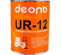 Быстросохнущая автоспецэмаль ДЕОЛЬ UR-12 белая, глянцевая UR12W3