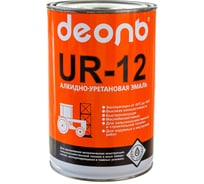 Быстросохнущая автоспецэмаль ДЕОЛЬ UR-12 белая ночь, глянцевая UR12G1