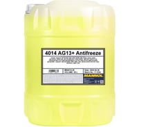 Концентрат охлаждающей жидкости желтый MANNOL ANTIFREEZE ADVANCED AG13+ 20 л 411420