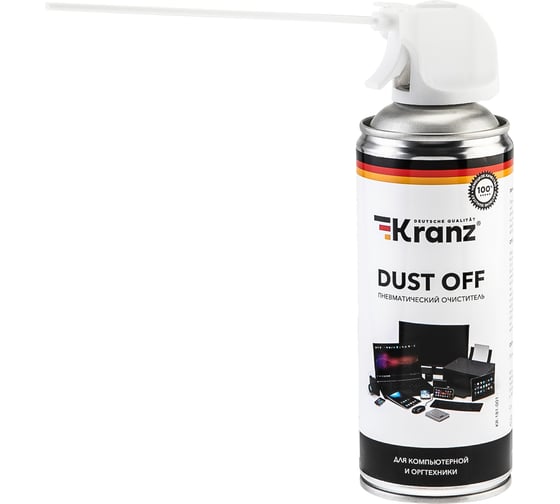 Пневматический очиститель KRANZ DUST OFF 520 мл (400мл), аэрозоль KR-181-001