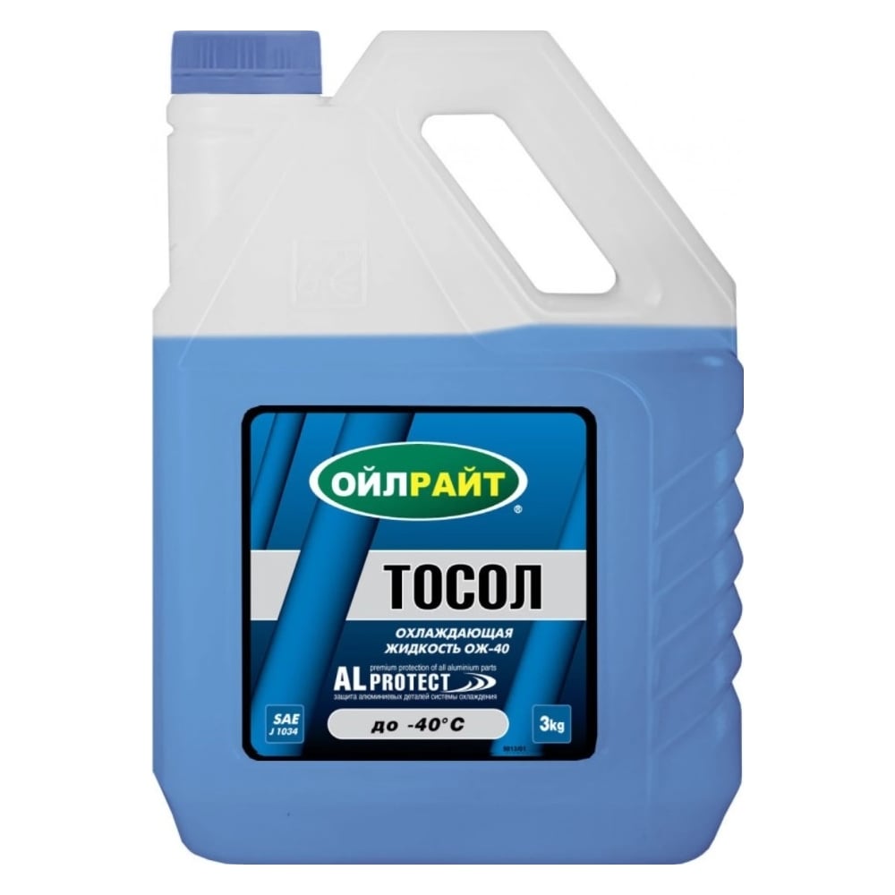 Тосол-40 OILRIGHT 3 кг 5013 - выгодная цена, отзывы, характеристики ...