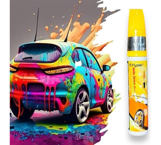 Маркер для удаления царапин на кузове Flysea Auto Pen черный PE-450 Pure Black
