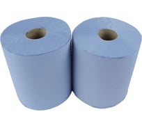 Индустриальная протирочная бумага Wurth двухслойная 500 листов в рулоне с центральной вытяжкой (два рулона в упаковке) 18990 092 2