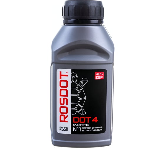 Тормозная жидкость ROSDOT 4, в  бутылке 250 г 430101Н17