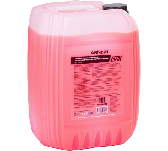 Антифриз ARNEZI Red G12+ -40, красный, 10 л N0002010