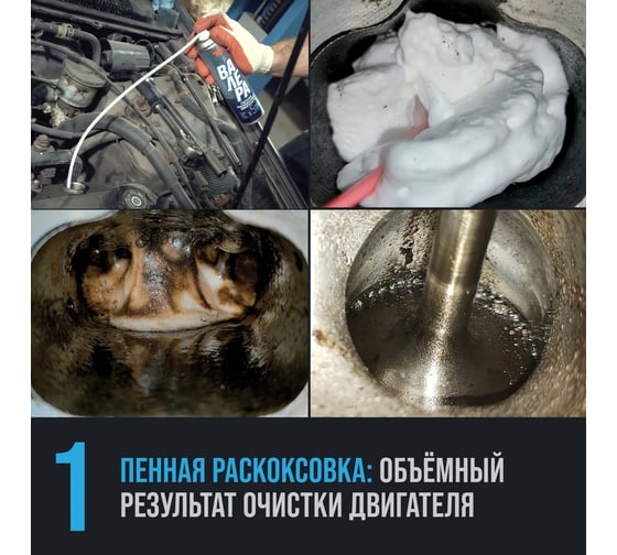 Набор для комплексной раскоксовки и восстановления двигателя ВМПАВТО до 2.5 л 8512