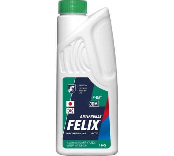 Антифриз FELIX JDM 1 кг, зеленый 430206330