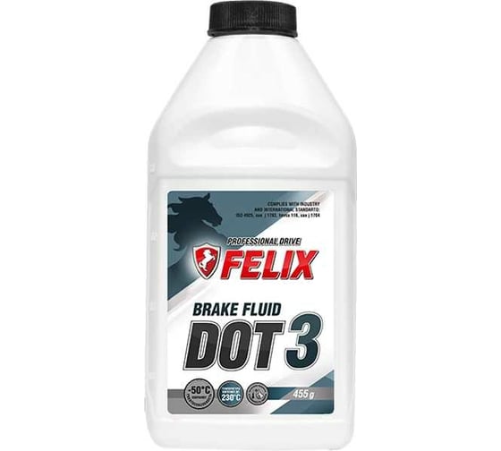 Тормозная жидкость FELIX Тосол Синтез ДОТ-3, 455 г 430130007 - выгодная ...