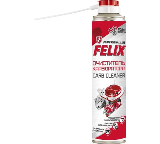 Очиститель карбюратора FELIX 400 мл, аэрозоль 411040013