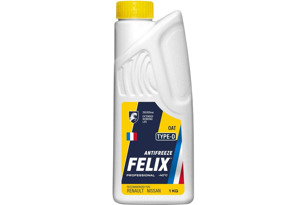 Антифриз FELIX TYPE D 1 кг, желтый 430206332 - выгодная цена, отзывы ...